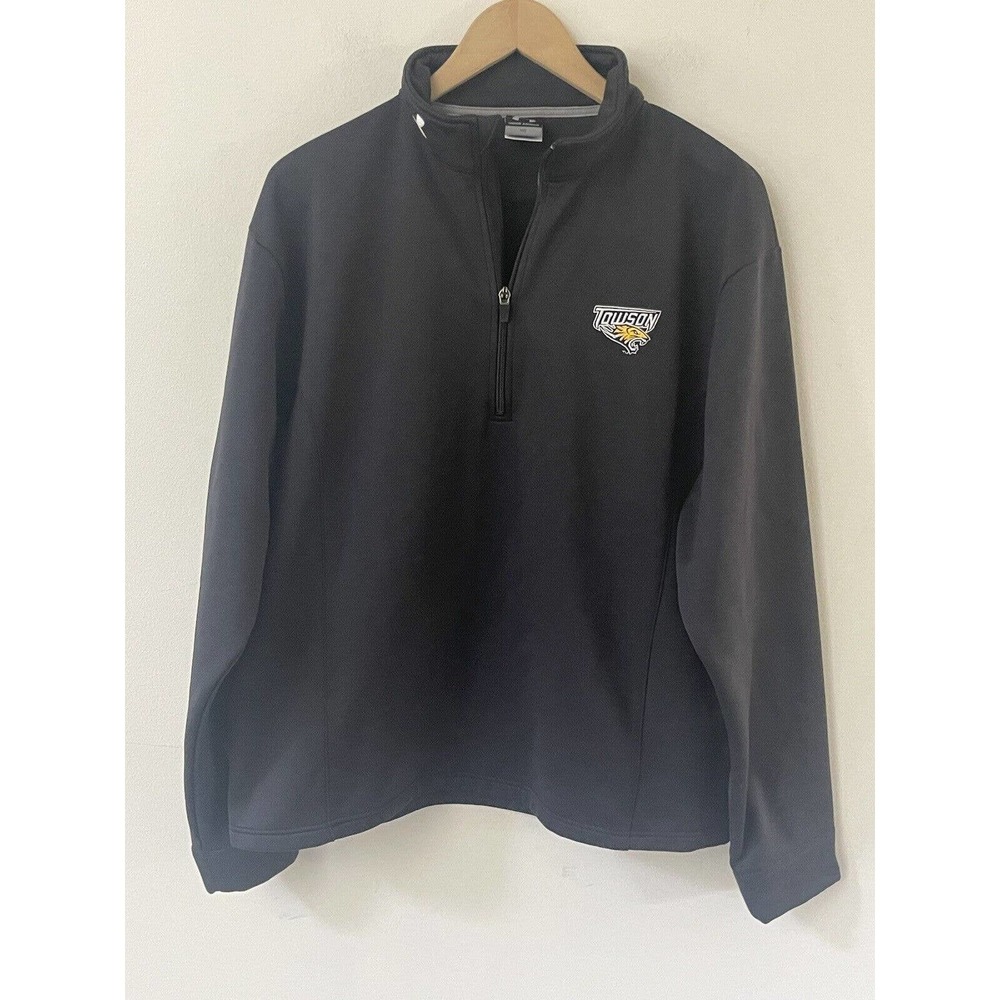 Under Armour Fleece Big Logo Men's Polyester Sweatshirt Size M Black 1/4 Zip